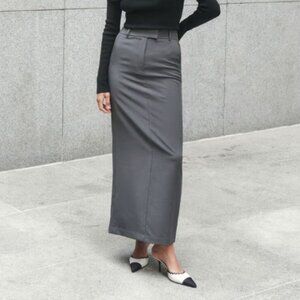 Dynamite Eversleek Charlotte Pencil Maxi Skirt Large